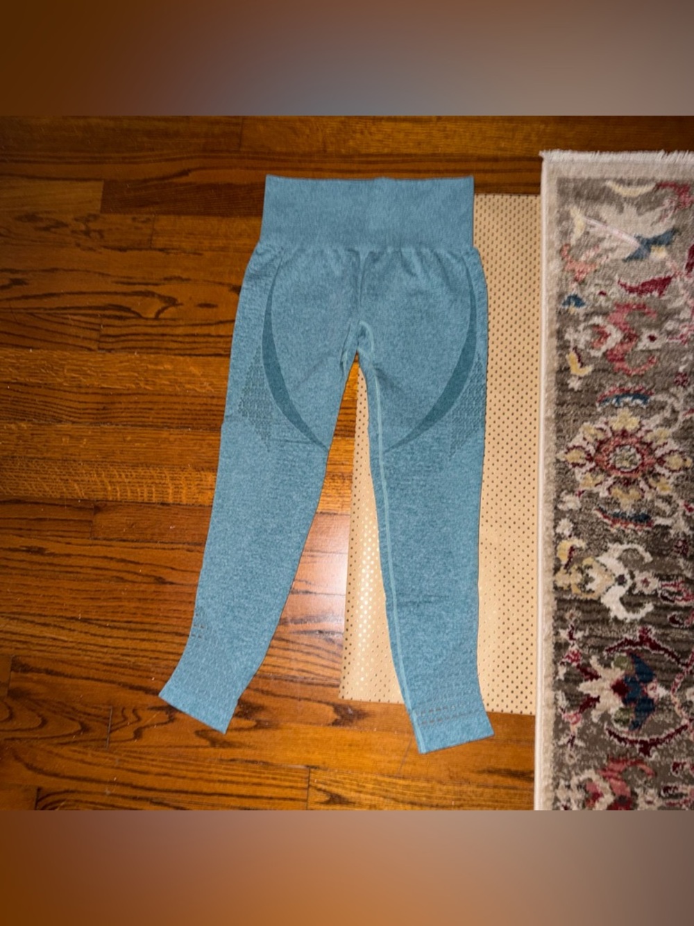 Teal Seamless Women’s Leggings - L